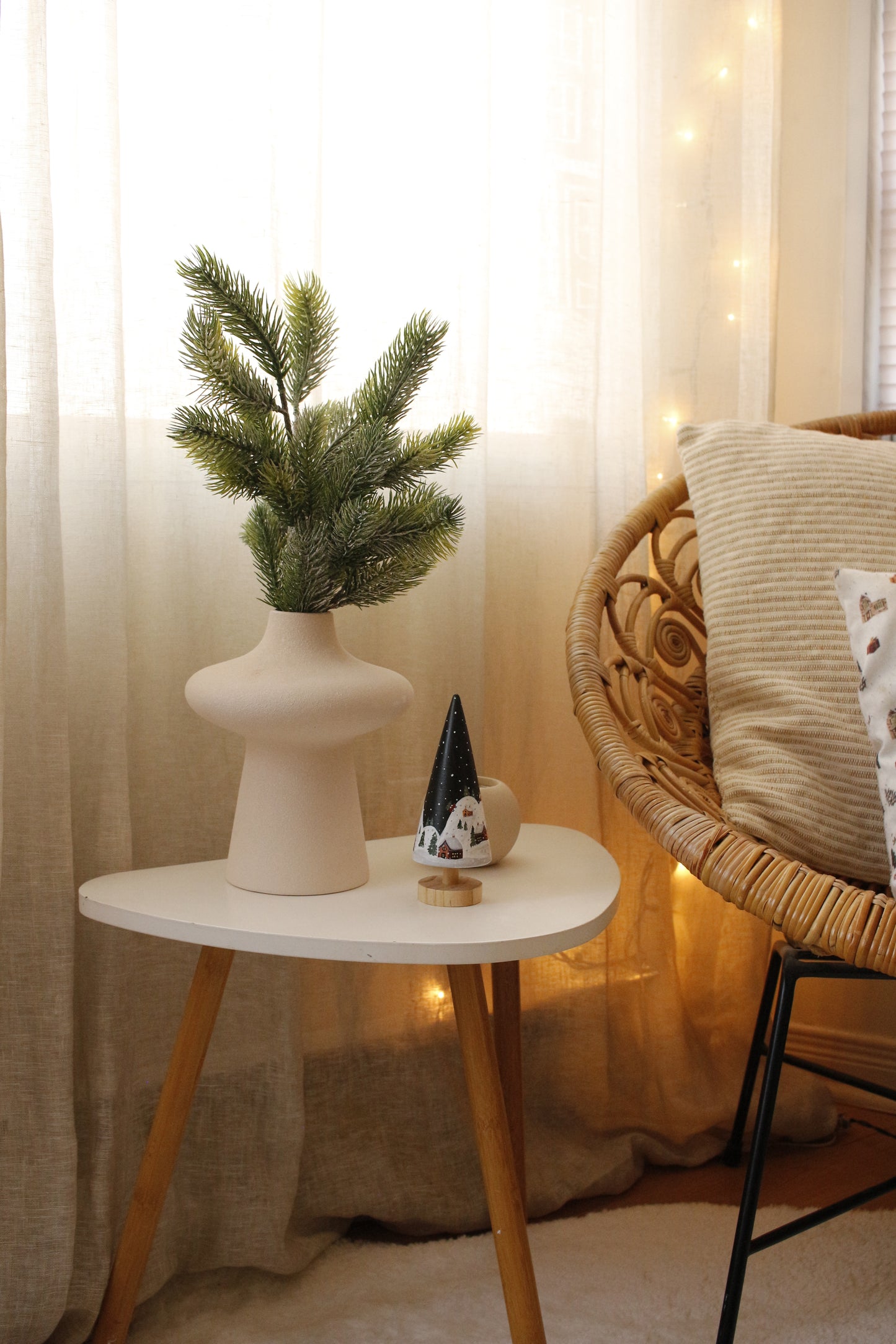 Wooden Trees - Hand painted by Natasha Prévost