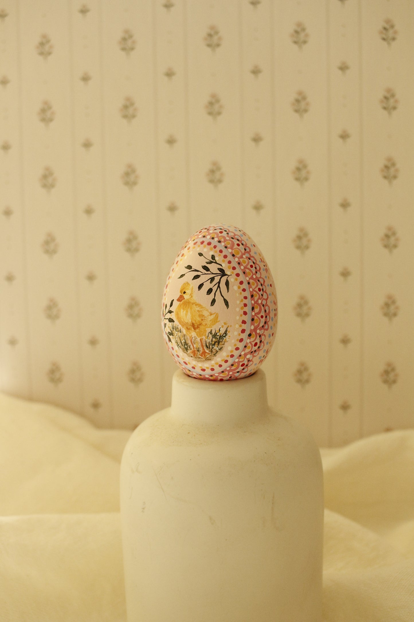 Hand-Painted Decorative Egg- Spring 2026 Collection by Natasha Prévost-No.13