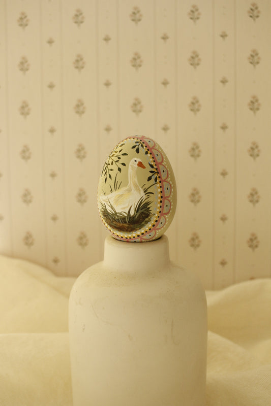 Hand-Painted Decorative Egg- Spring 2026 Collection by Natasha Prévost-No.15