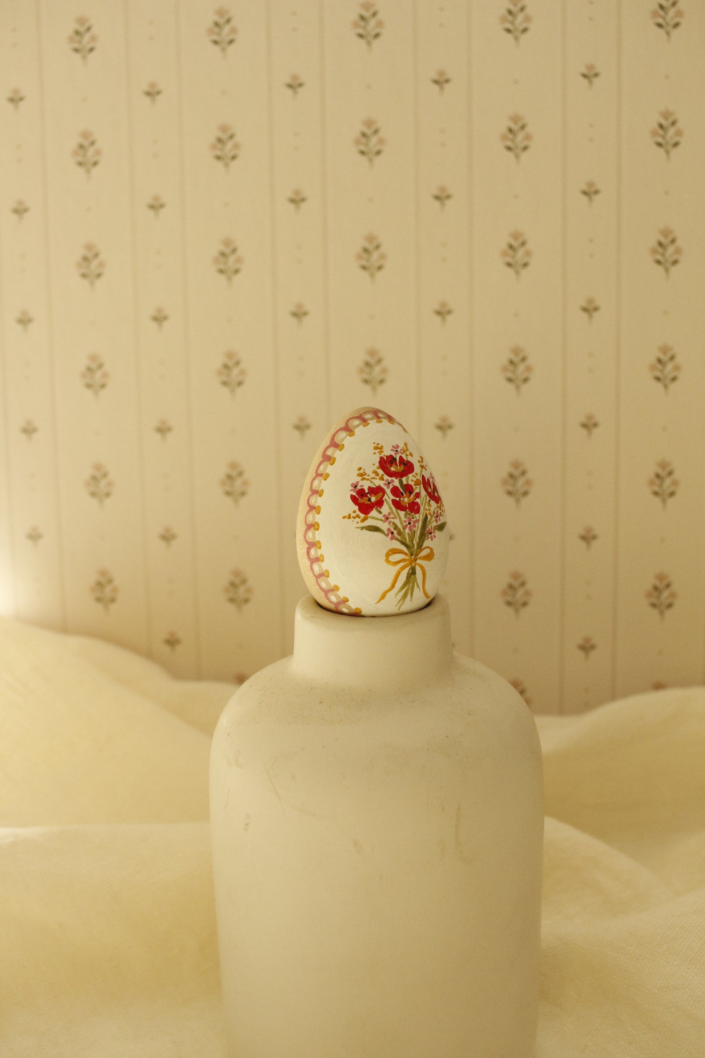 Hand-Painted Decorative Egg- Spring 2026 Collection by Natasha Prévost-No.1