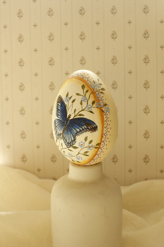 Hand-Painted Decorative Egg- Spring 2026 Collection by Natasha Prévost-No.19