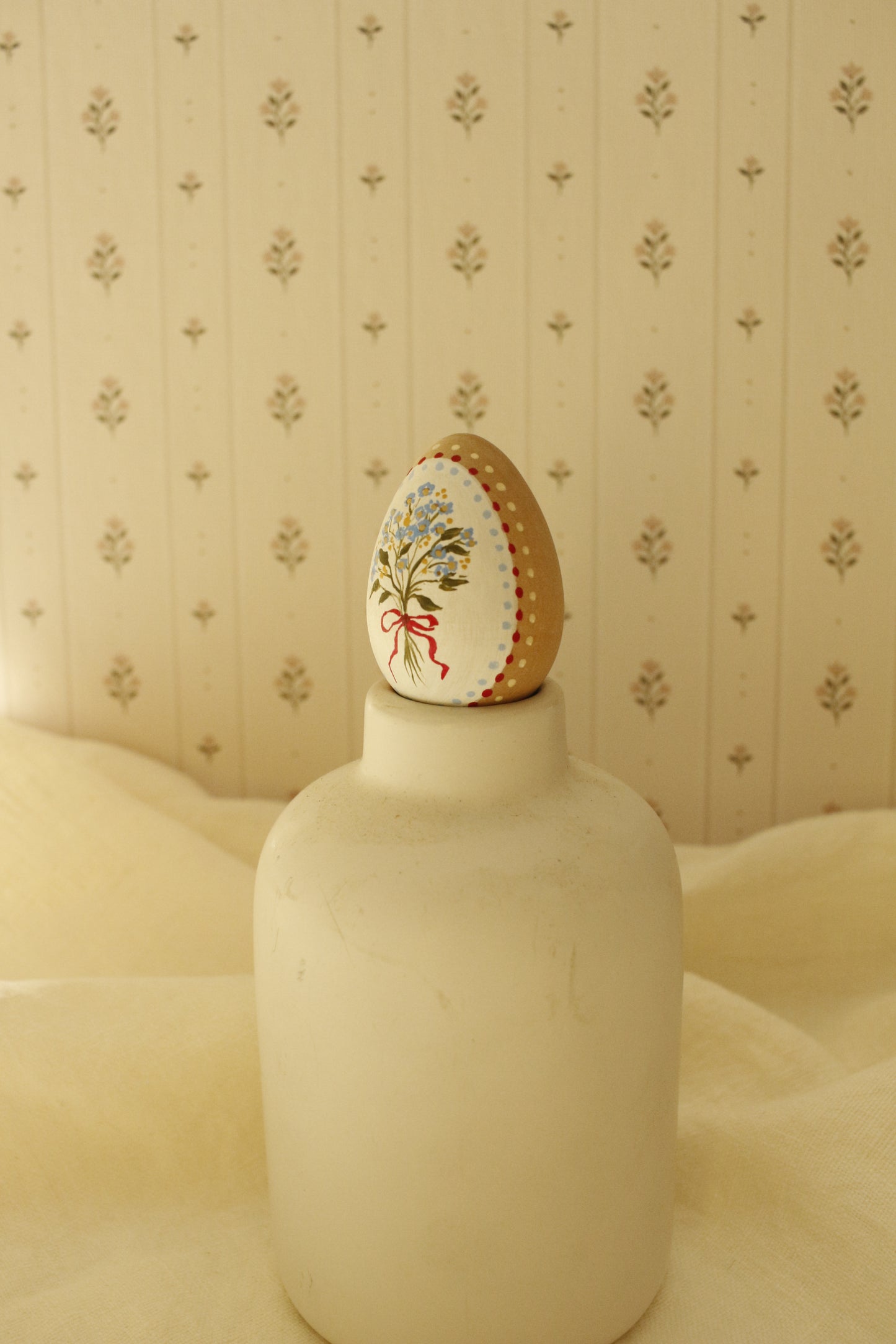 Hand-Painted Decorative Egg- Spring 2026 Collection by Natasha Prévost-No.3