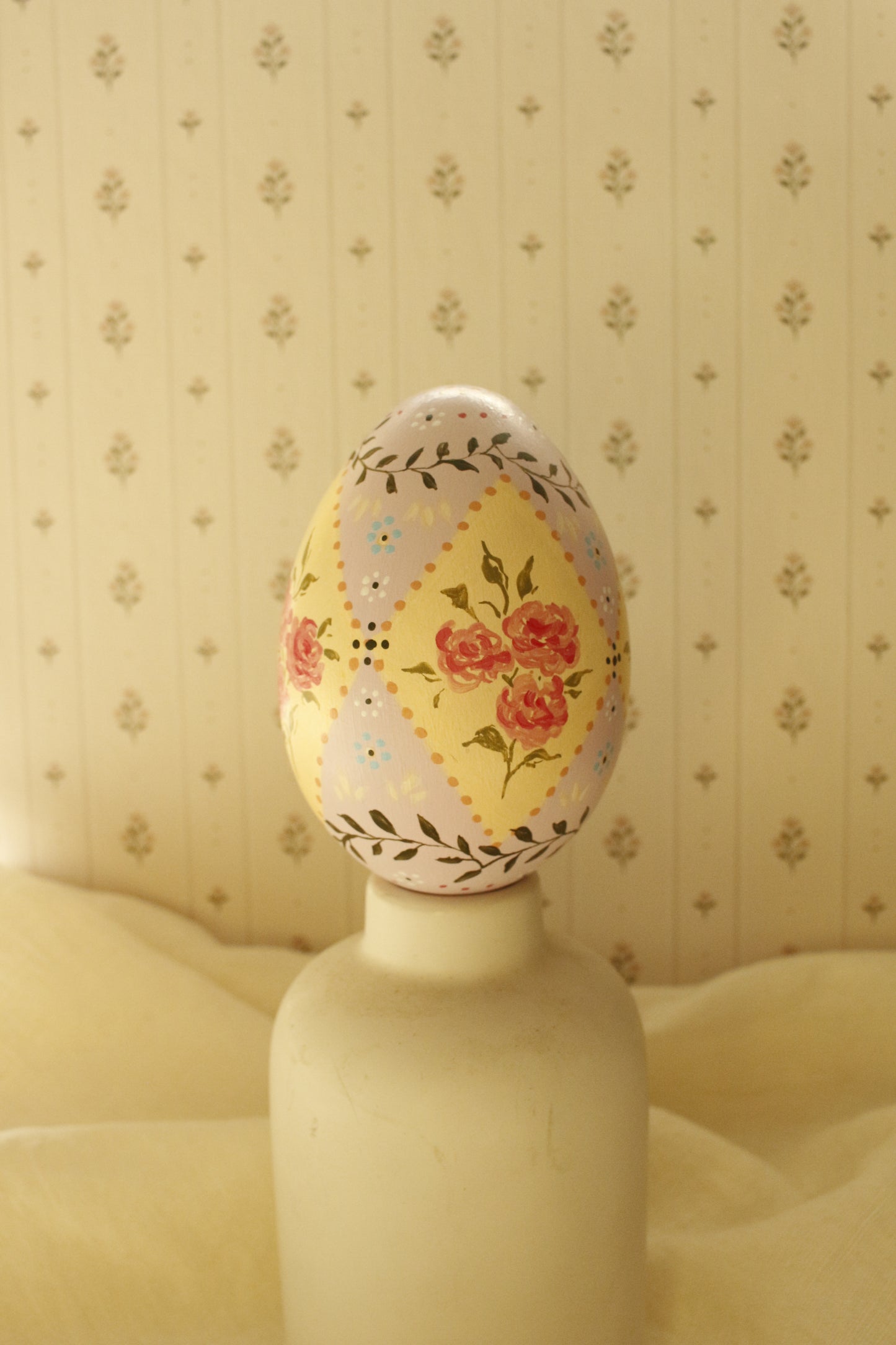 Hand-Painted Decorative Egg- Spring 2026 Collection by Natasha Prévost-No.20