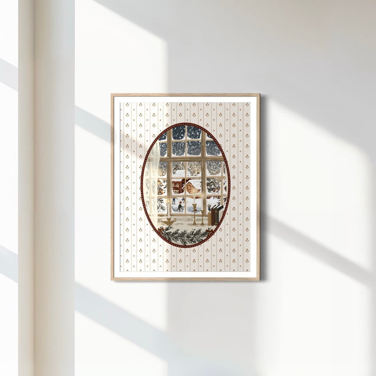 Print 522-Cozy Christmas/Oval Edition