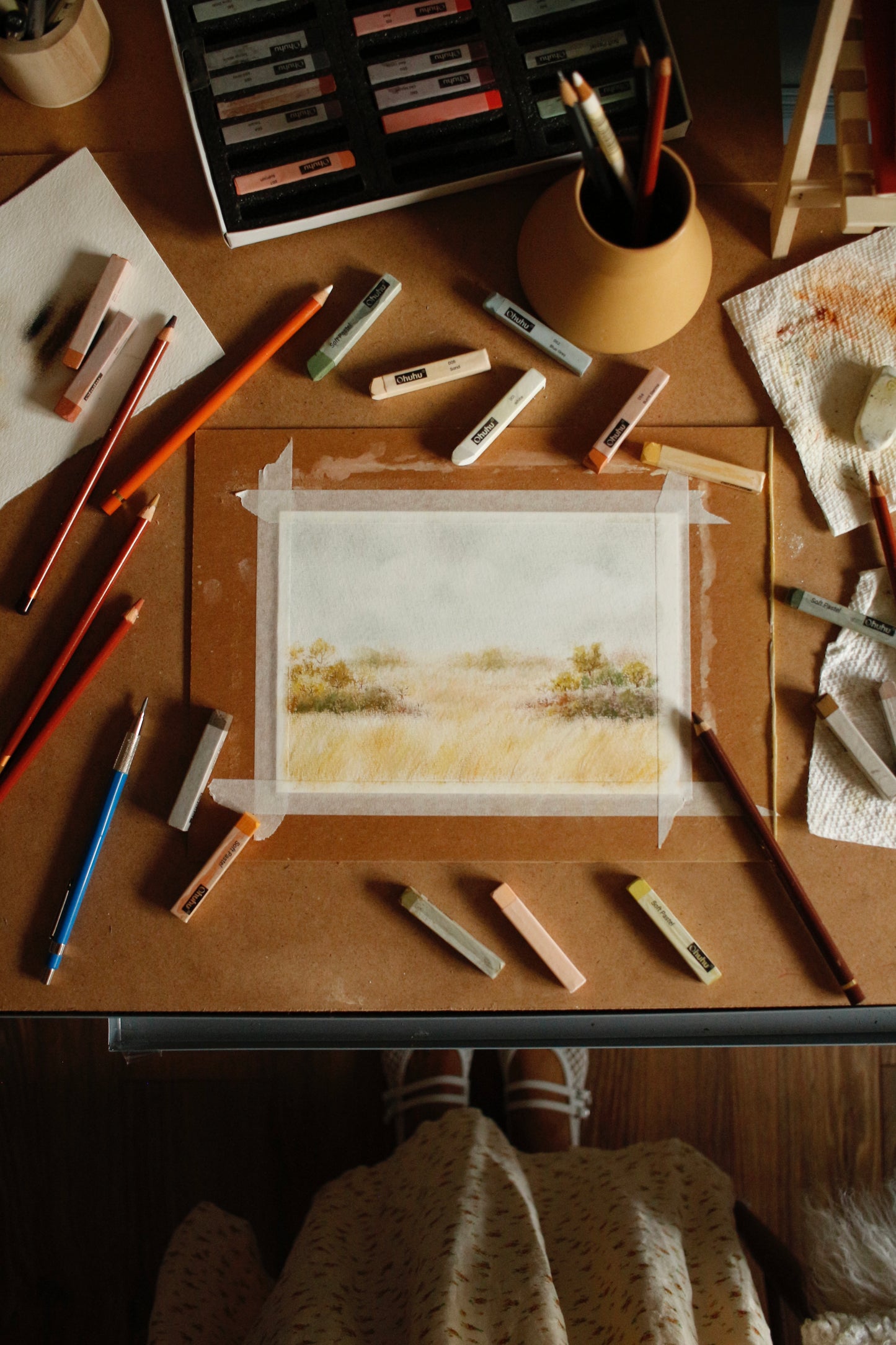 Original Painting - Summer Landscape by Natasha Prévost