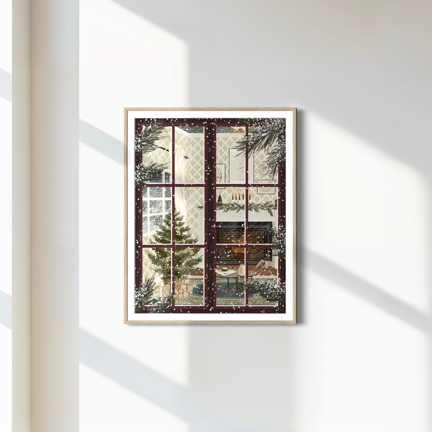 Print 521-Cozy Fireplace/Window Edition/red/4”x6”