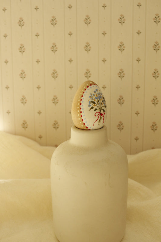 Hand-Painted Decorative Egg- Spring 2026 Collection by Natasha Prévost-No.3