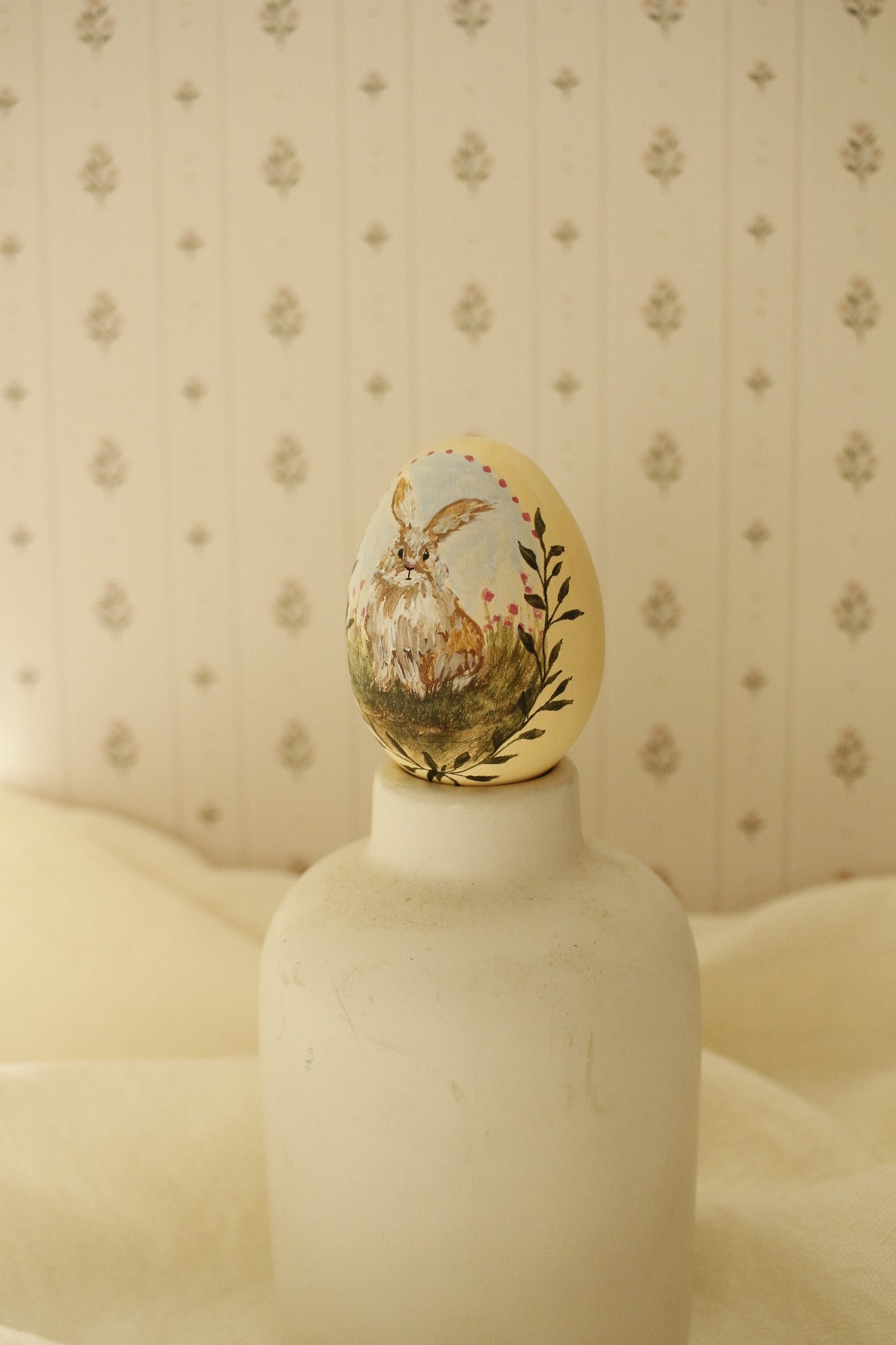 Hand-Painted Decorative Egg- Spring 2026 Collection by Natasha Prévost-No.11