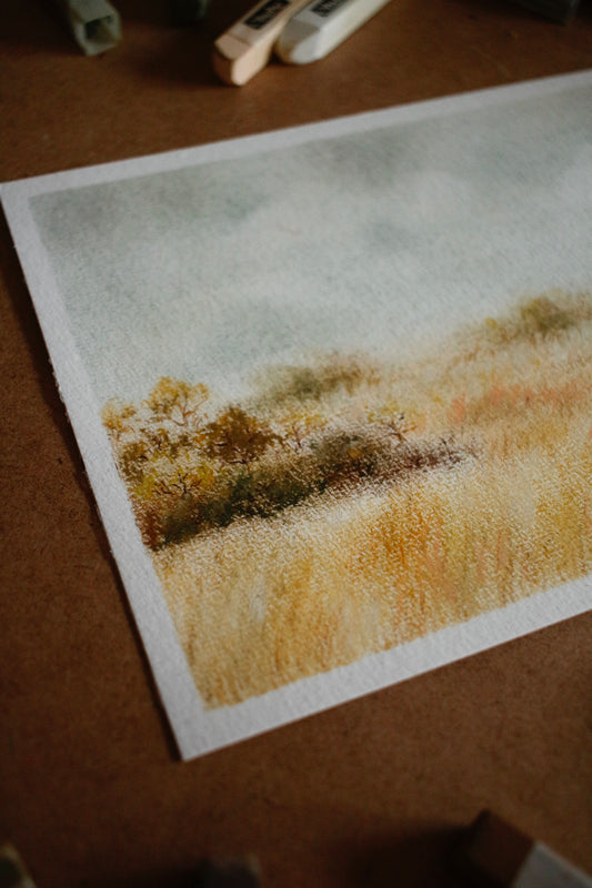 Tableau original-Paysage estival