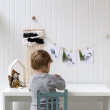 Decorative Clothesline-Four birds & leaf design