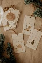 Étiquettes cadeaux-(paquet de 6)-Ensemble Festif