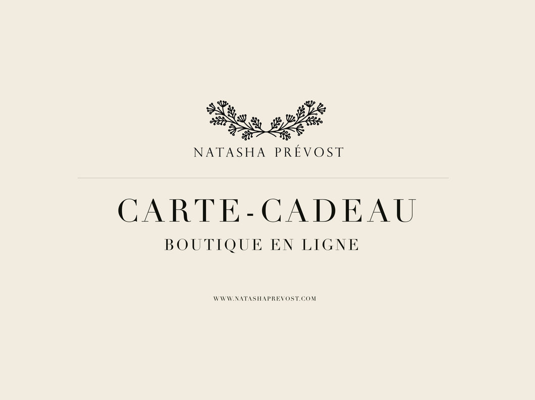 Carte-cadeau physique