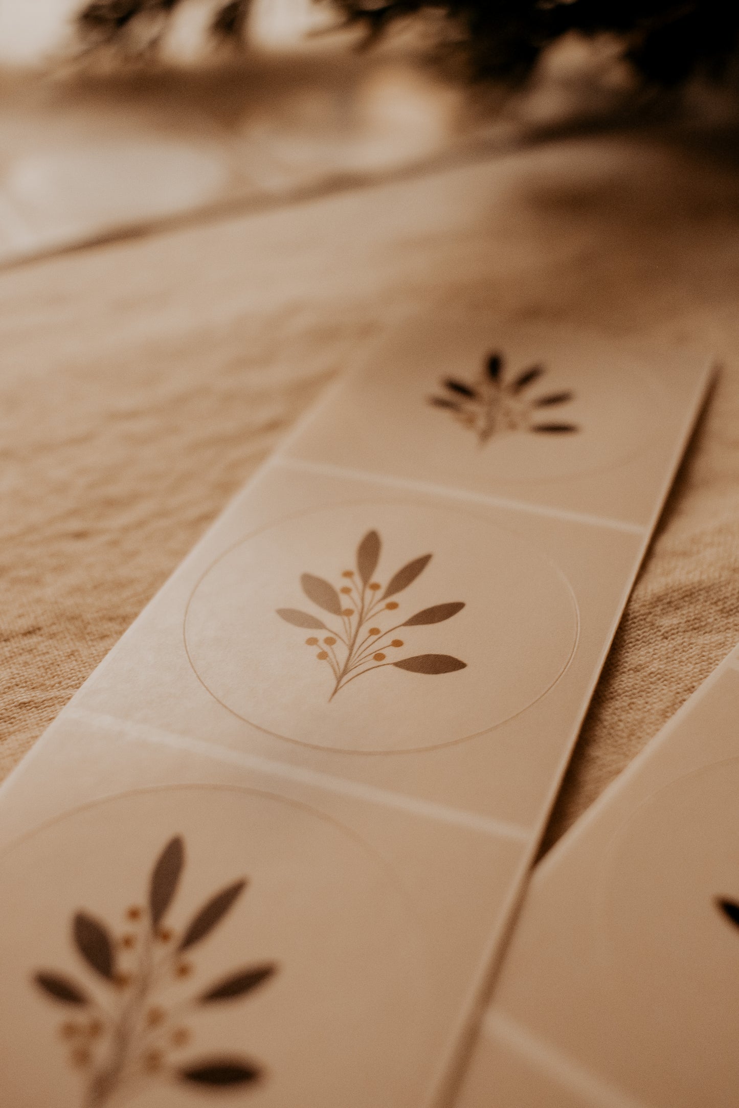 Autocollants décoratifs-Baies festive