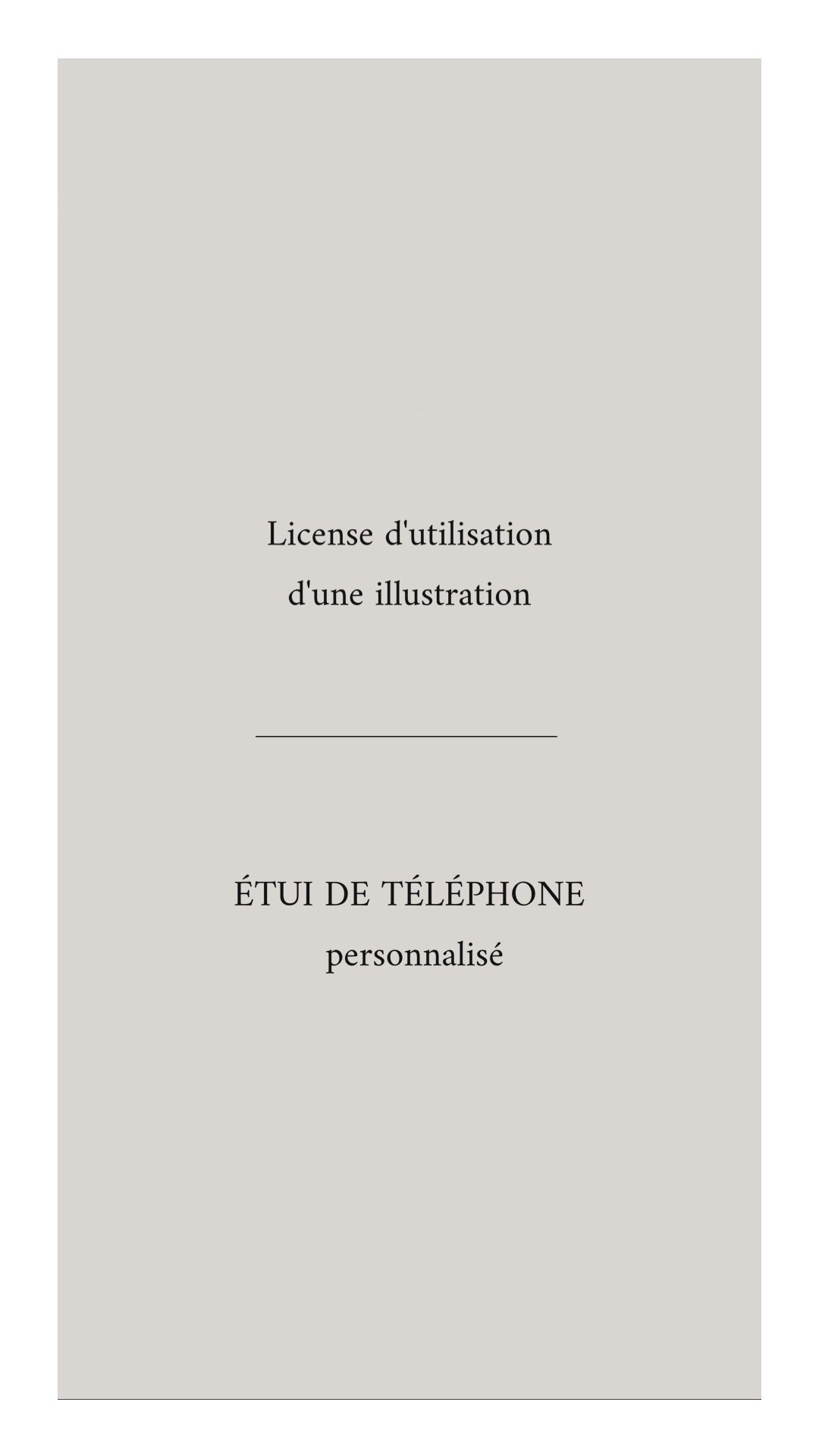 LICENSE-illustration ÉTUI TÉLÉPHONE