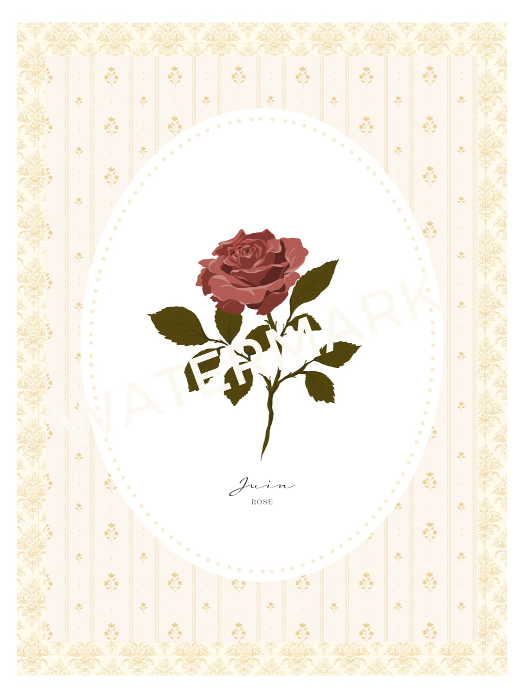 Art Print 538- Birth Flower series by Natasha Prévost