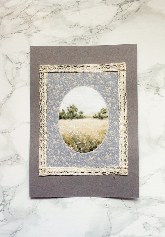 Art Print 470 - Print & Lace Series by Natasha Prévost