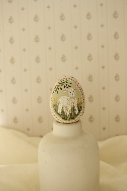 Hand-Painted Decorative Egg- Spring 2026 Collection by Natasha Prévost-No.6