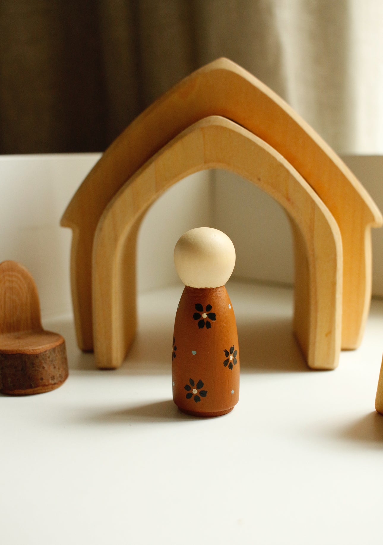 Hand-Illustrated Wooden Figurines by Natasha Prévost