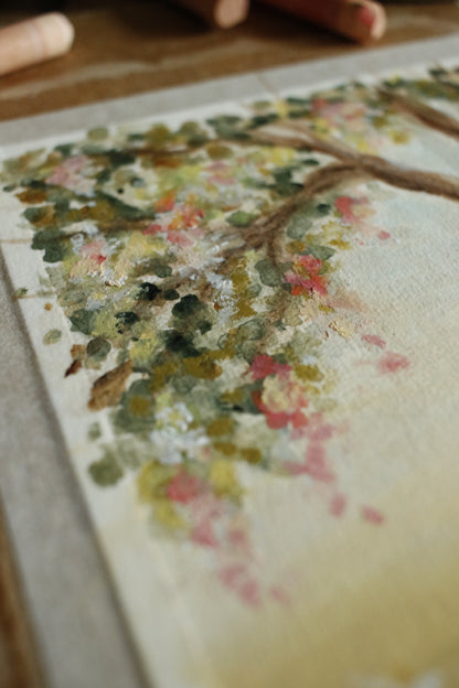 Tableau original-Floral Tree