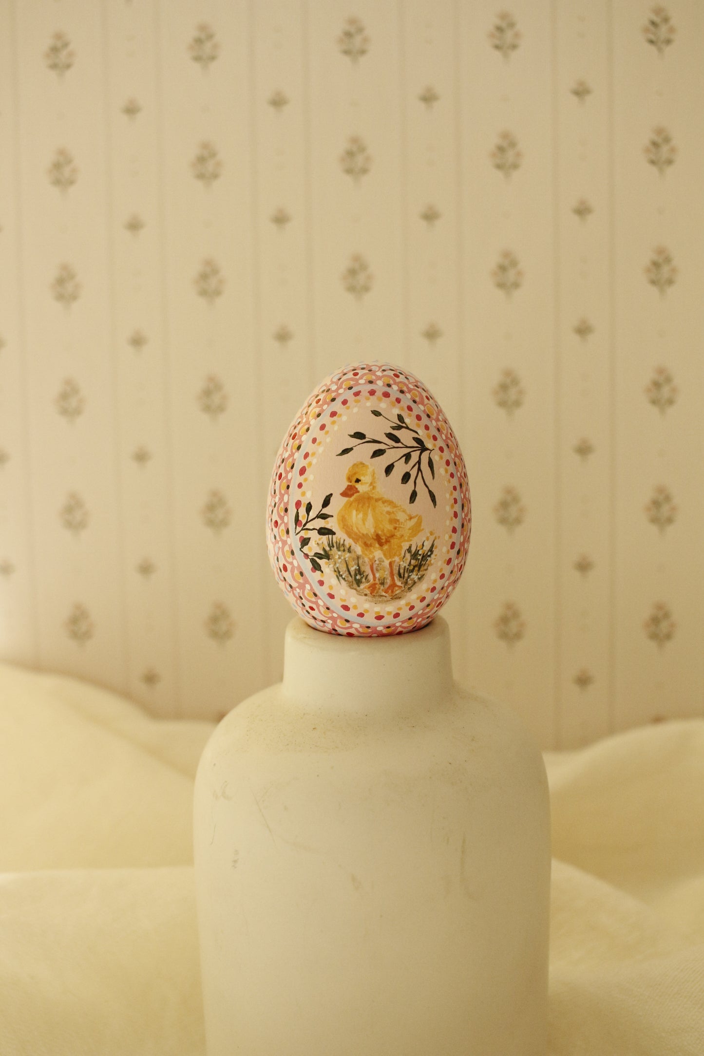 Hand-Painted Decorative Egg- Spring 2026 Collection by Natasha Prévost-No.13