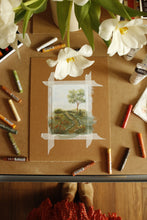 Tableau original-Sentier de tulipes