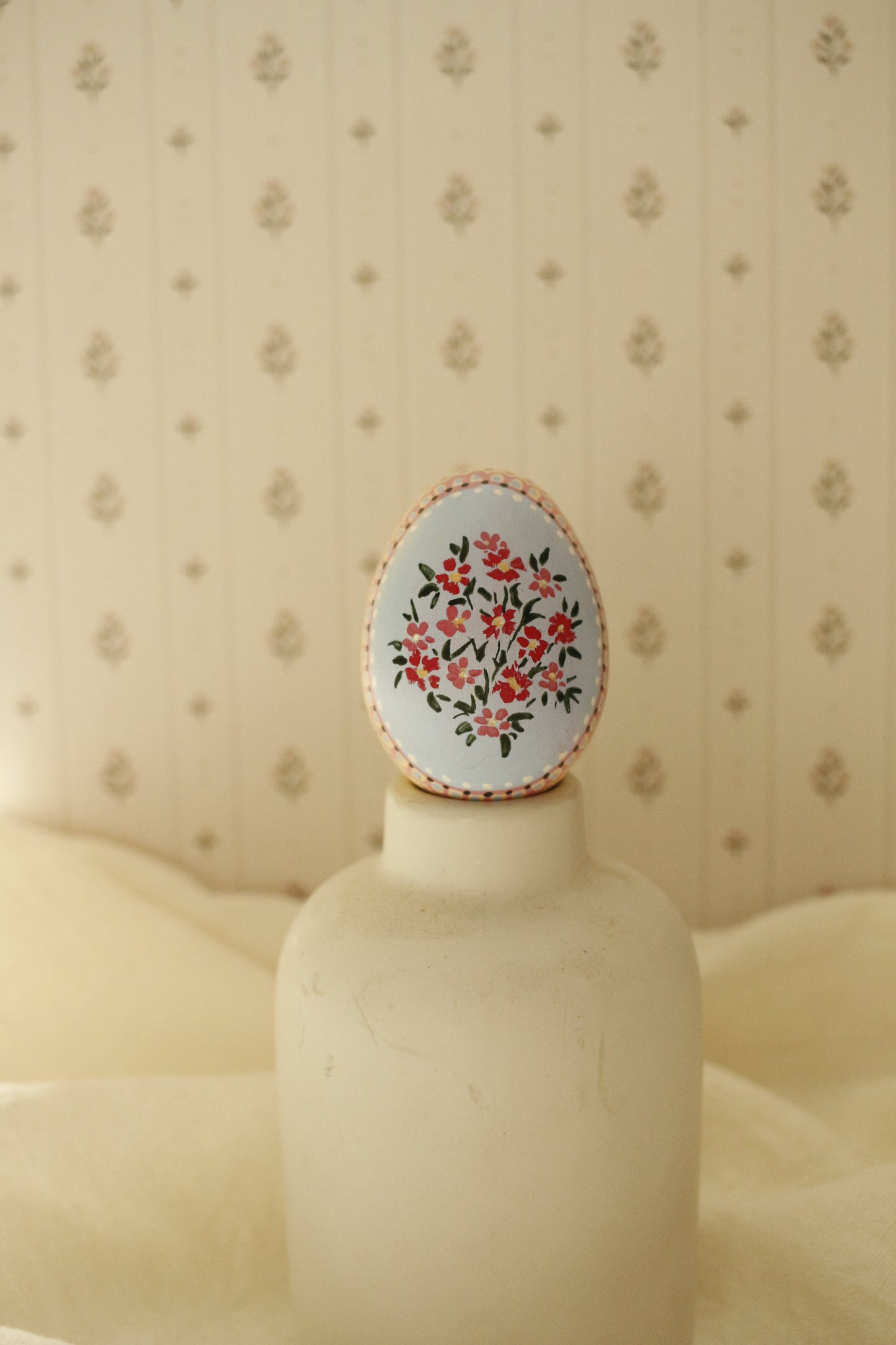 Hand-Painted Decorative Egg- Spring 2026 Collection by Natasha Prévost-No.8