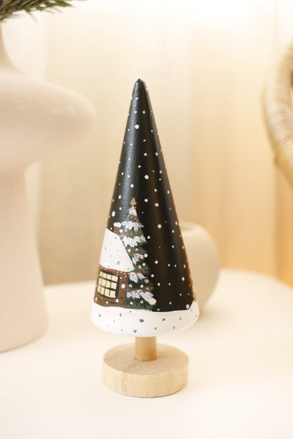 Wooden Trees - Hand painted by Natasha Prévost