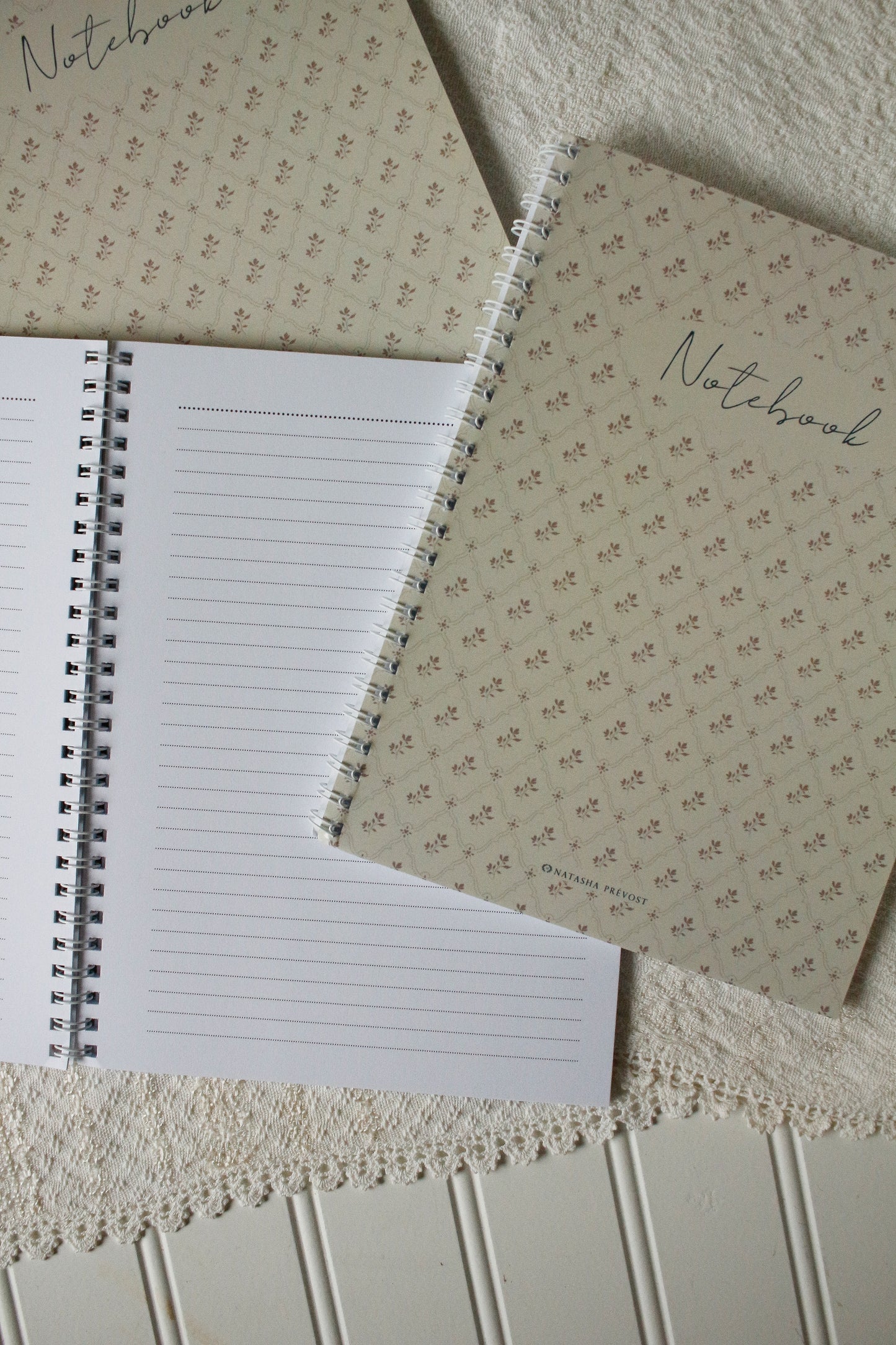 Illustrated Notebook - Vintage Florals by Natasha Prévost