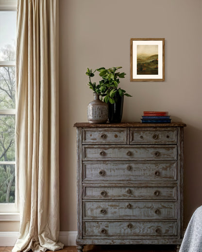 Print 411-Collection gouache & acrylique-Série automnale