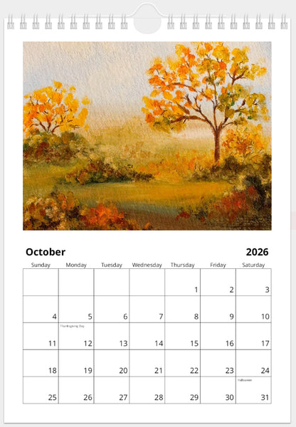 2026 Illustrated Calendar by Natasha Prévost