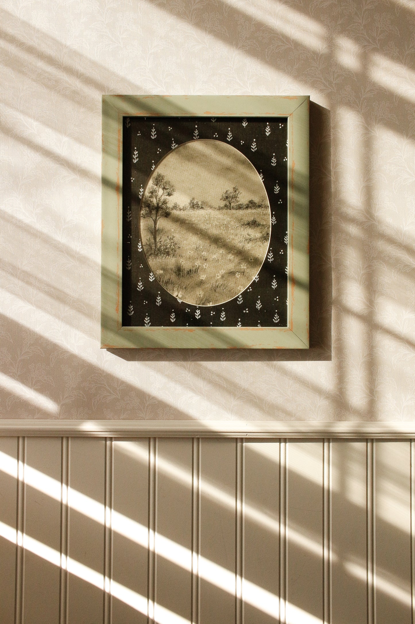 Print avec cadre & passe-partout illustré-41