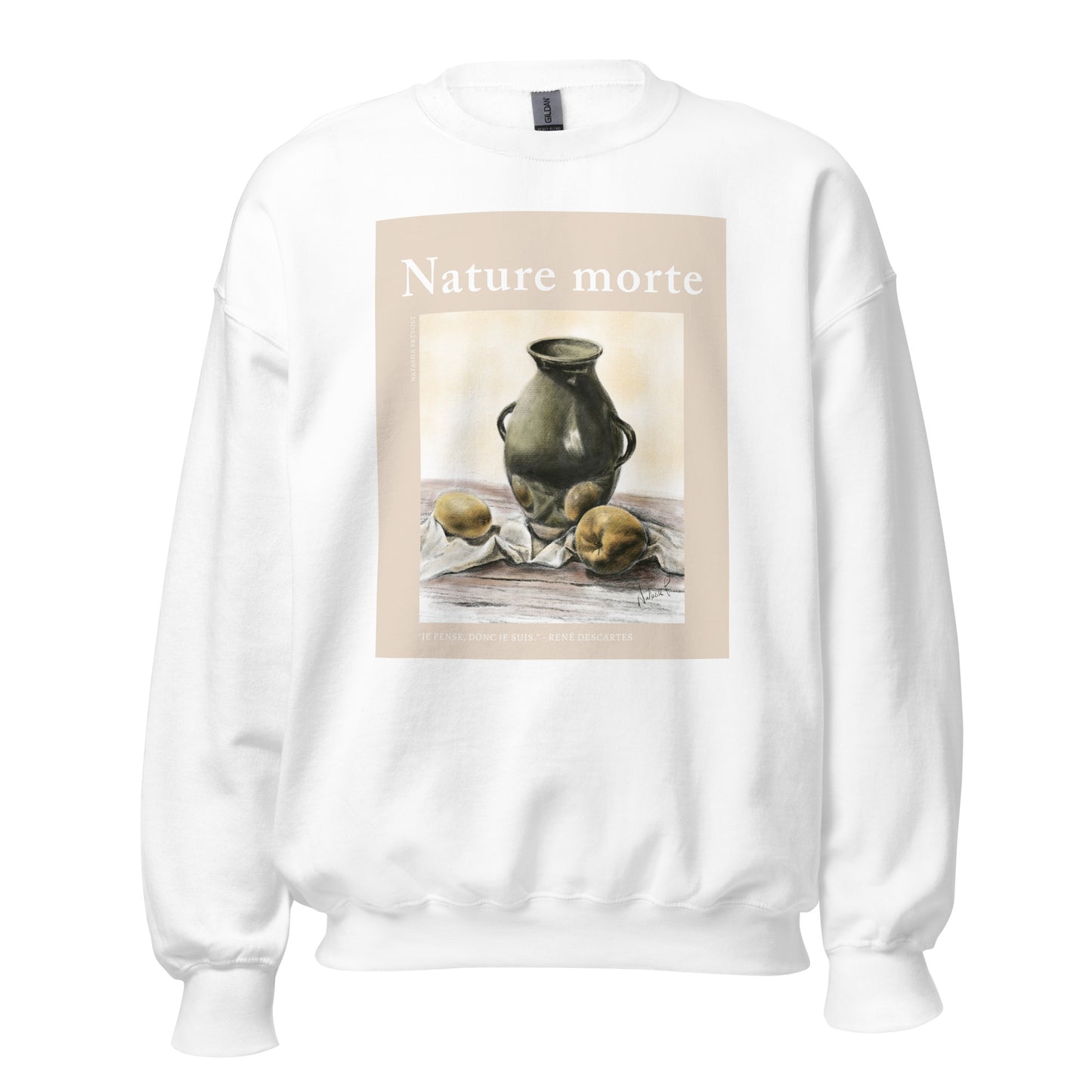 Unisex Sweatshirt-Nature morte/white