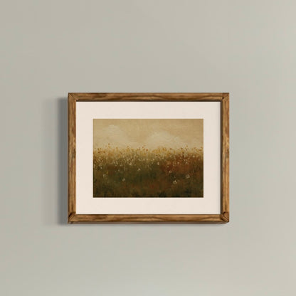 Original Painting - Autumn Series Gouache & Acrylic Landscape 6 by Natasha Prévost