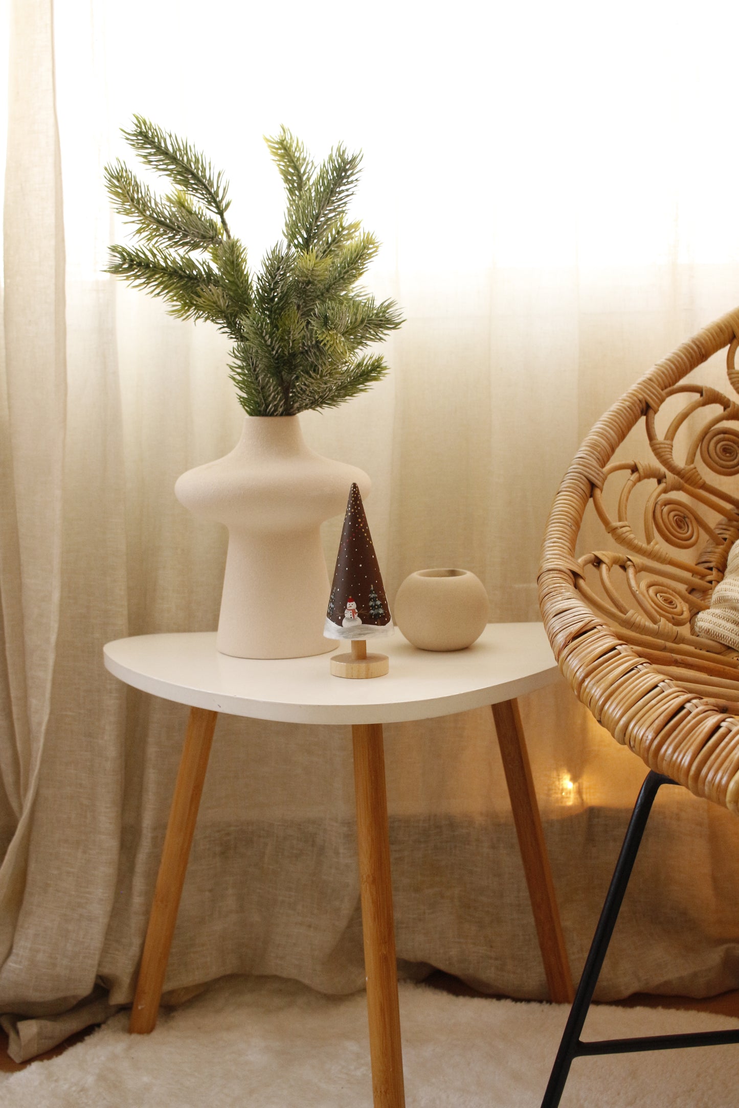 Wooden Trees - Hand painted by Natasha Prévost