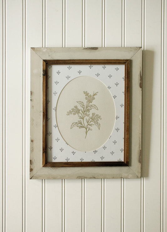 Vintage Framed Art Print with Illustrated Mat 44 by Natasha Prévost