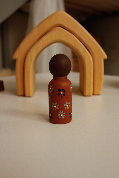 Hand-Illustrated Wooden Figurines by Natasha Prévost