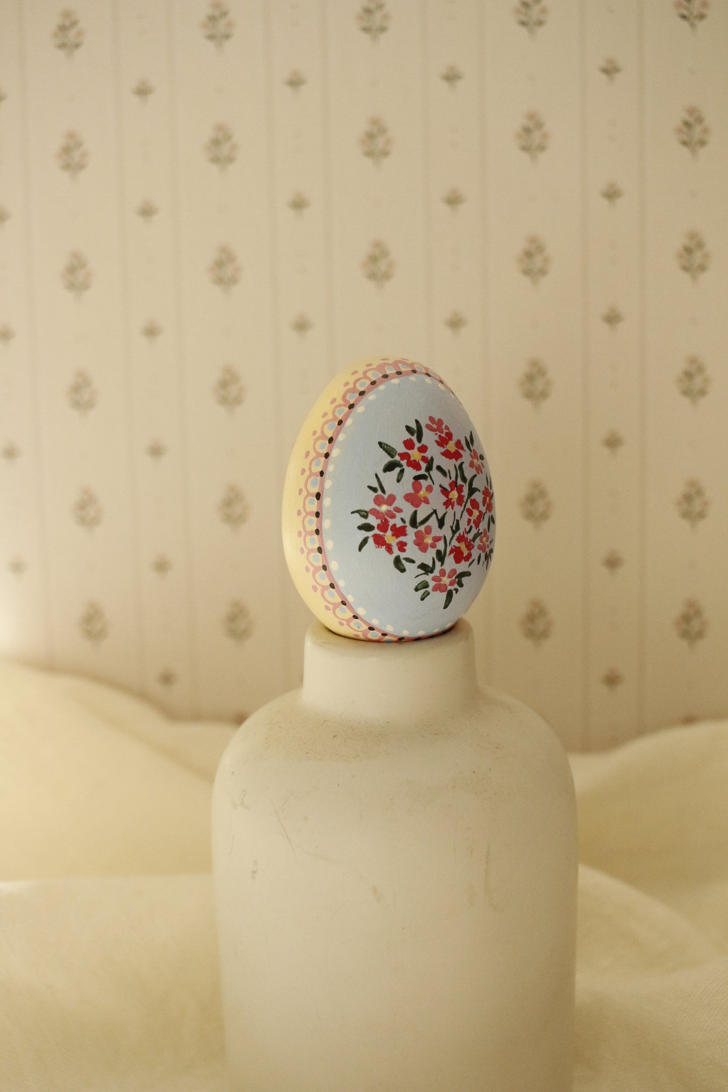 Hand-Painted Decorative Egg- Spring 2026 Collection by Natasha Prévost-No.8