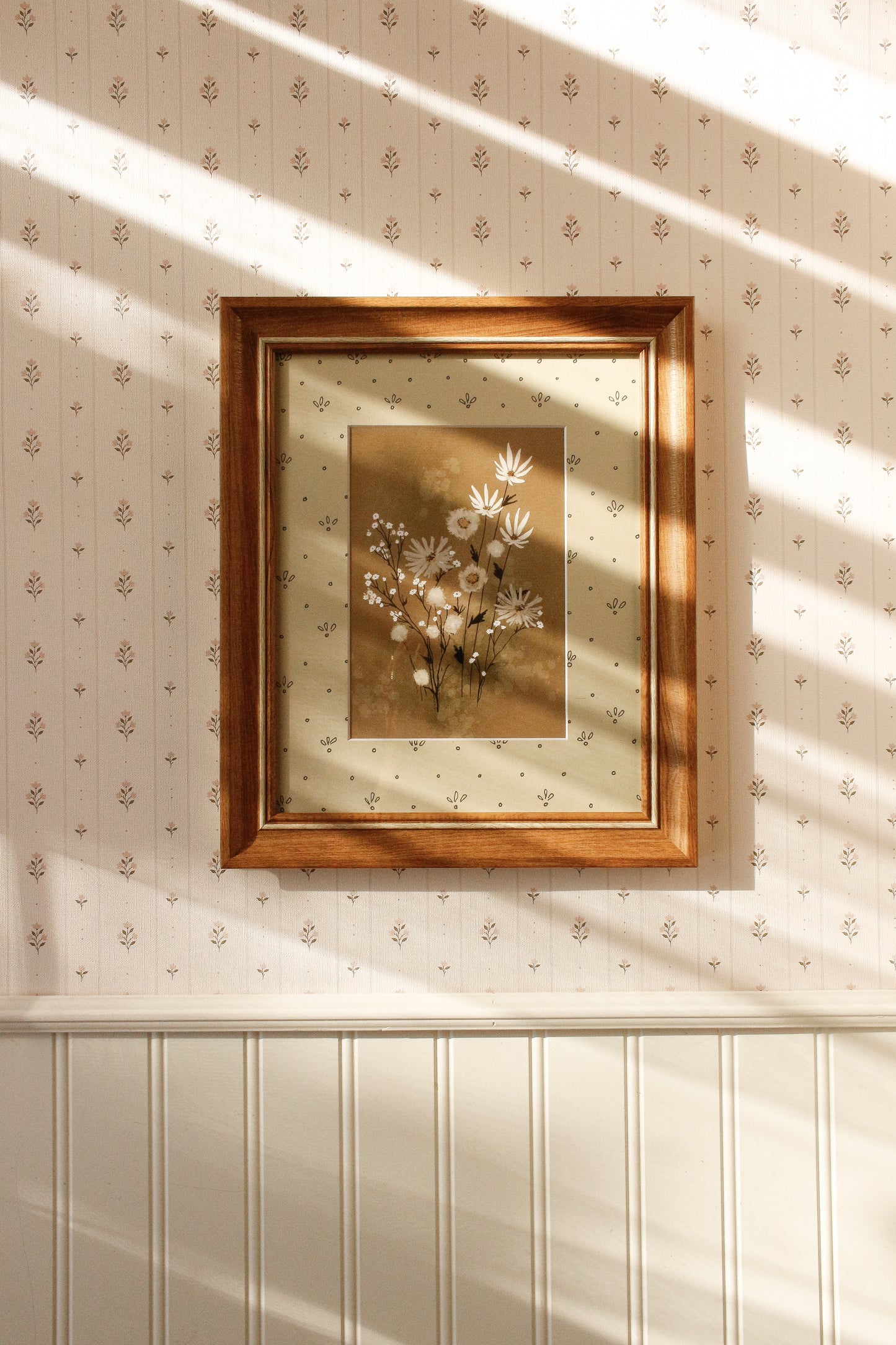 Vintage Framed Art Print with Illustrated Mat 45 by Natasha Prévost