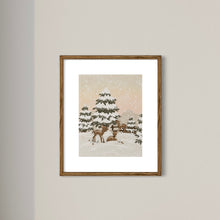 Print 392-Little Fawns in the Snow