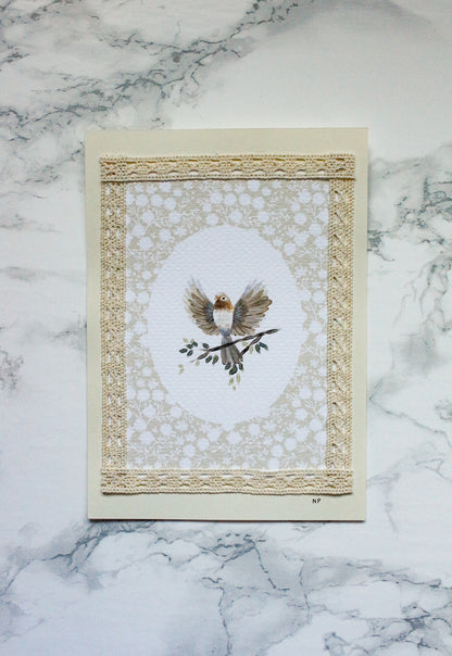 Art Print 473 - Print & Lace Series by Natasha Prévost