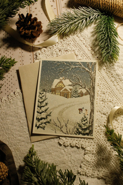 Art Print / Postcard with Envelope - 4"x6" - Textured Paper by Natasha Prévost