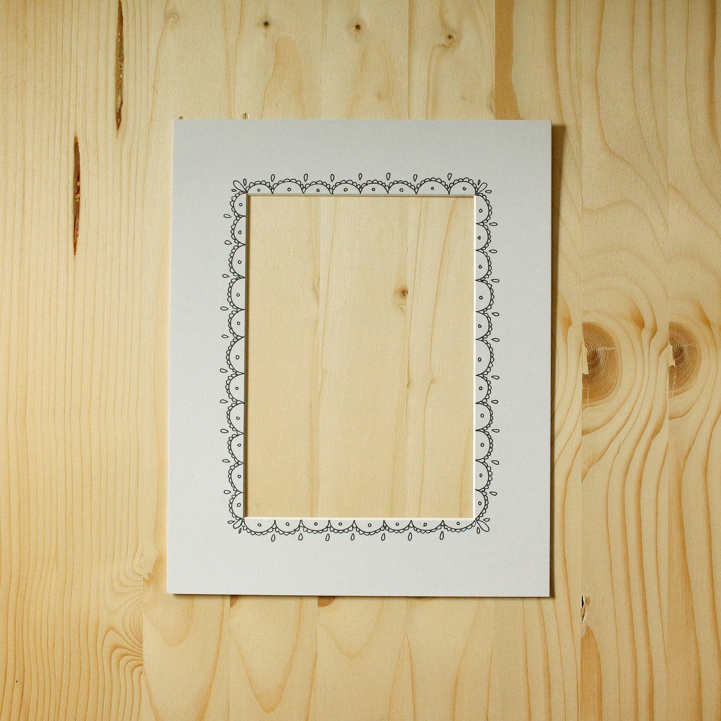 Hand-Illustrated Art Mat 5 by Natasha Prévost