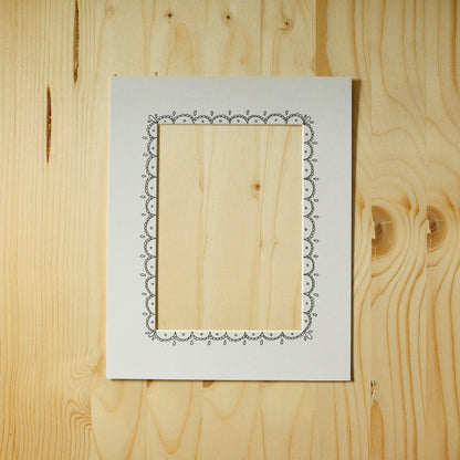 Hand-Illustrated Art Mat 5 by Natasha Prévost