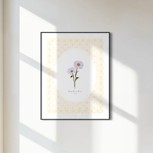 Art Print 541- Birth Flower series by Natasha Prévost