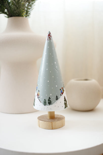 Wooden Trees - Hand painted by Natasha Prévost