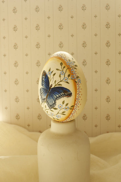 Hand-Painted Decorative Egg- Spring 2026 Collection by Natasha Prévost-No.19