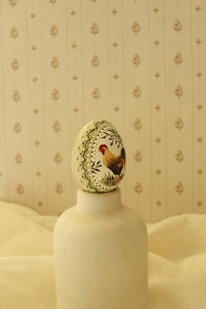 Hand-Painted Decorative Egg- Spring 2026 Collection by Natasha Prévost-No.9