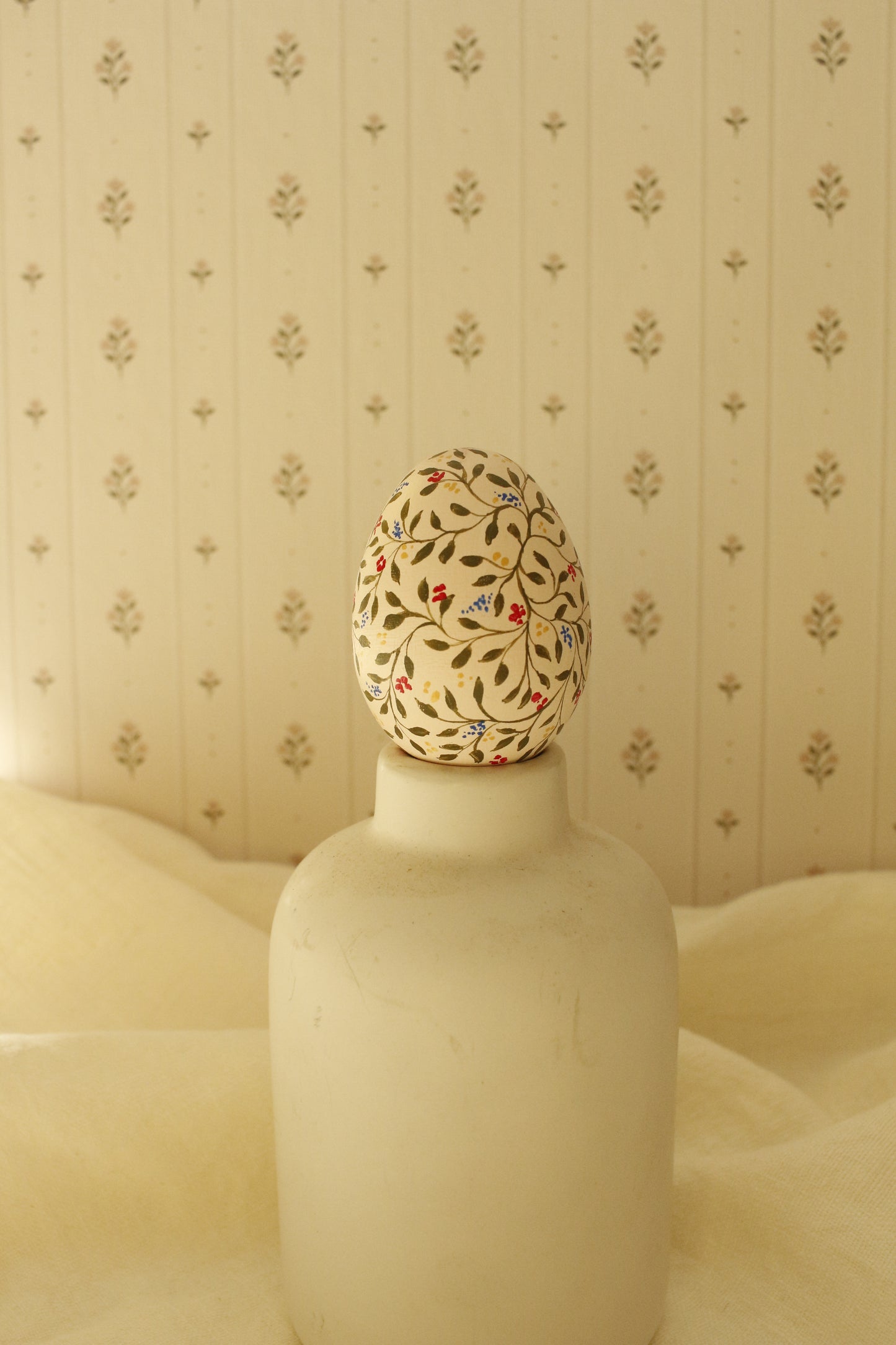 Hand-Painted Decorative Egg- Spring 2026 Collection by Natasha Prévost-No.18
