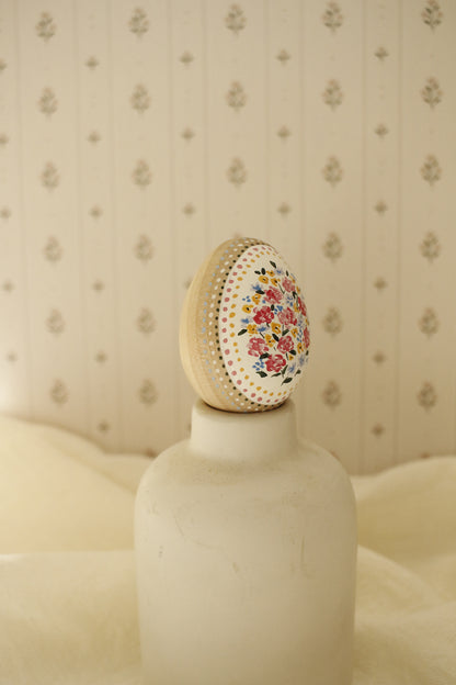 Hand-Painted Decorative Egg- Spring 2026 Collection by Natasha Prévost-No.5