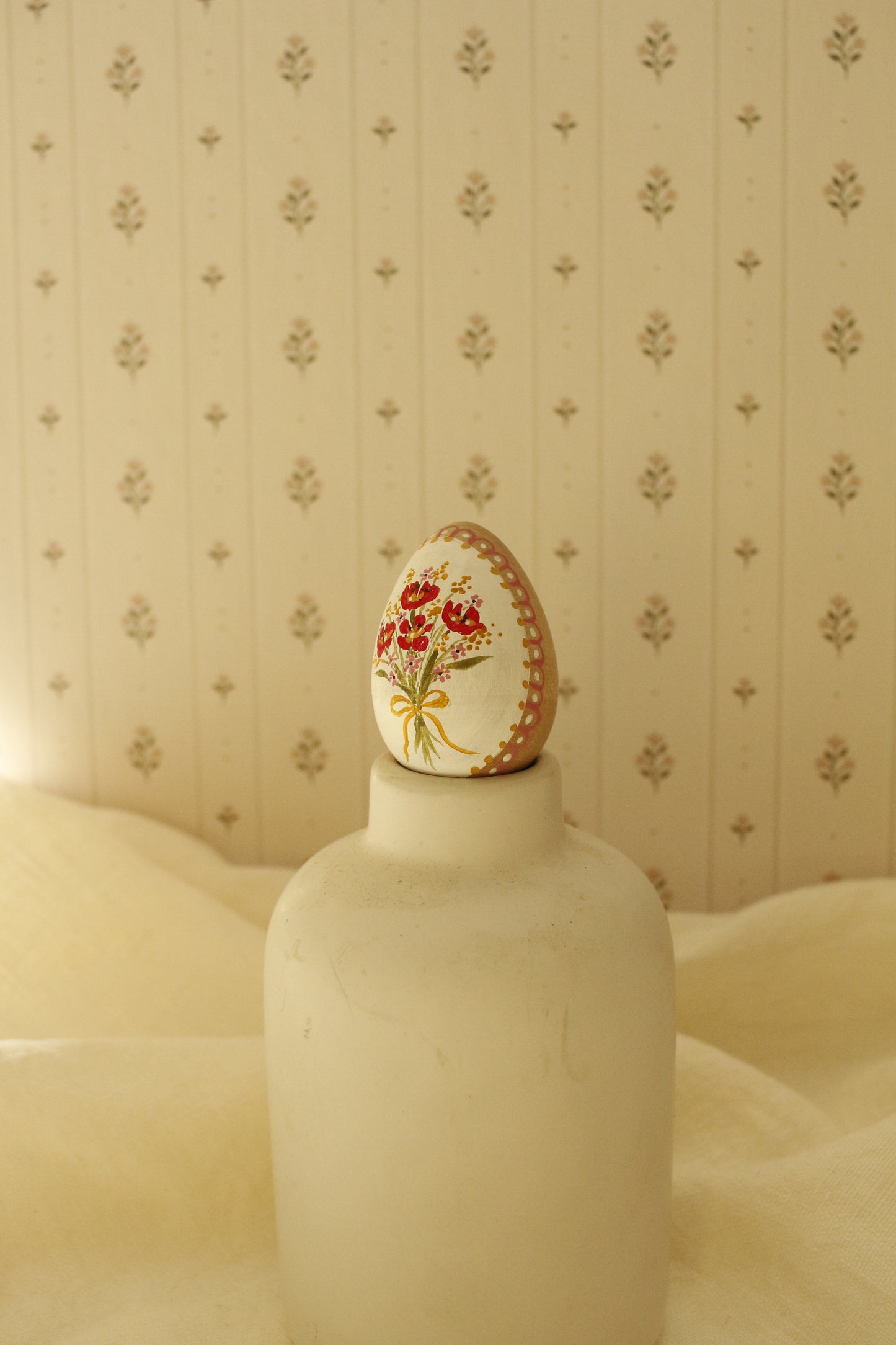 Hand-Painted Decorative Egg- Spring 2026 Collection by Natasha Prévost-No.1